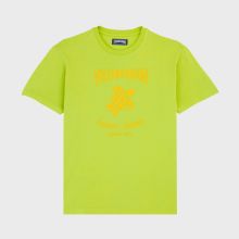 Vilebrequin - Gomy Baumwoll-t-shirt Mit Aufgedrucktem Logo Für Herren - T-shirt - Portisol - Grün - Größe M Vilebrequin - Gomy Baumwoll-t-shirt Mit Aufgedrucktem Logo Für Herren - T-shirt - Portisol - Grün - Größe M