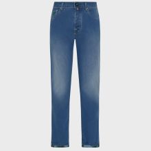 Vilebrequin - Palms Offset Denimhose Mit 5-taschen-design Für Herren - Jeanshose - Gbetta18 - Blau - Größe 33 Vilebrequin - Palms Offset Denimhose Mit 5-taschen-design Für Herren - Jeanshose - Gbetta18 - Blau - Größe 33