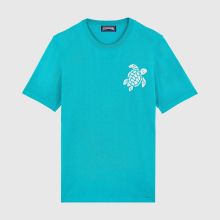 Vilebrequin - Jacquard Turtle T-shirt Aus Baumwolle Für Herren - T-shirt - Cristau - Grün - Größe L Vilebrequin - Jacquard Turtle T-shirt Aus Baumwolle Für Herren - T-shirt - Cristau - Grün - Größe L