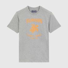 Vilebrequin - Baumwoll-t-shirt Mit Aufgedrucktem Kontrastlogo Aus Gummi Für Herren - T-shirt - Portisol - Grau - Größe L Vilebrequin - Baumwoll-t-shirt Mit Aufgedrucktem Kontrastlogo Aus Gummi Für Herren - T-shirt - Portisol - Grau - Größe L