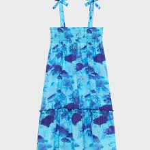 Vilebrequin - Coral Reef Kleid Aus Bio-baumwollvoile Für Mädchen - Kleid - Gloss - Blau - Größe 8 Vilebrequin - Coral Reef Kleid Aus Bio-baumwollvoile Für Mädchen - Kleid - Gloss - Blau - Größe 8