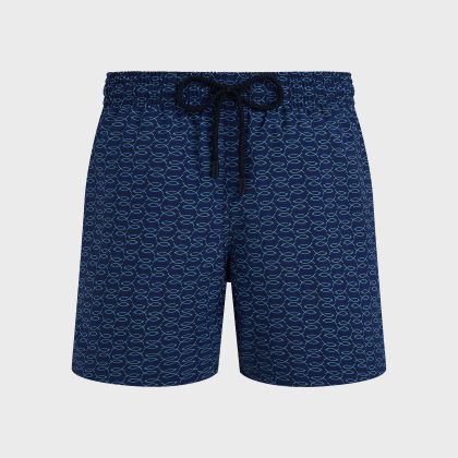 Vilebrequin - Fish Net Badeshorts Aus Wolle Für Herren - Bademode - Moopea - Blau - Größe S Vilebrequin - Fish Net Badeshorts Aus Wolle Für Herren - Bademode - Moopea - Blau - Größe S