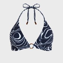Vilebrequin - Waves Neckholder-bikinioberteil Für Damen - Bademode - Flechett - Blau - Größe M Vilebrequin - Waves Neckholder-bikinioberteil Für Damen - Bademode - Flechett - Blau - Größe M