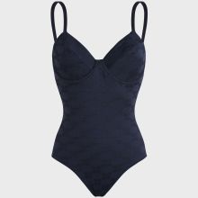 Vilebrequin - Turtle Monogram Jacquard Badeanzug Mit Bügeln Für Damen - Bademode - Leonita - Blau - Größe XS Vilebrequin - Turtle Monogram Jacquard Badeanzug Mit Bügeln Für Damen - Bademode - Leonita - Blau - Größe XS