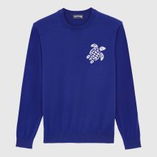 Vilebrequin - Turtle Pullover Aus Baumwolle Für Herren - Pullover - Rayol - Blau - Größe XXL Vilebrequin - Turtle Pullover Aus Baumwolle Für Herren - Pullover - Rayol - Blau - Größe XXL