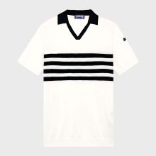 Vilebrequin - Baumwoll-polohemd Mit Zweifarbigen Streifen Für Herren - Polohemd - Amour - Weiss - Größe XXL Vilebrequin - Baumwoll-polohemd Mit Zweifarbigen Streifen Für Herren - Polohemd - Amour - Weiss - Größe XXL
