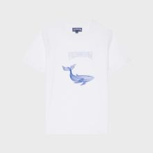 Vilebrequin - Placed Whale T-shirt Aus Bio-baumwolle Für Herren - T-shirt - Thom - Weiss - Größe L Vilebrequin - Placed Whale T-shirt Aus Bio-baumwolle Für Herren - T-shirt - Thom - Weiss - Größe L