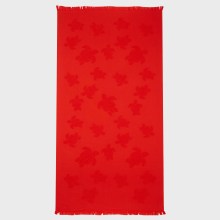 Vilebrequin - Strandtuch Aus Bio-baumwolle Schildkröten-jacquard - Strandtuch - Santah - Rot - Größe OSFA Vilebrequin - Strandtuch Aus Bio-baumwolle Schildkröten-jacquard - Strandtuch - Santah - Rot - Größe OSFA