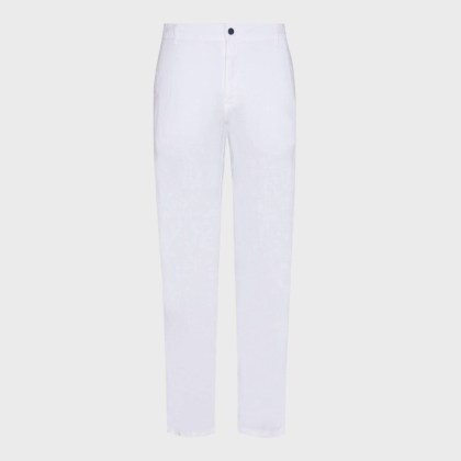 Vilebrequin - Solid Leinenhose Mit Geradem Schnitt Für Herren - Hose - Panache - Weiss - Größe L Vilebrequin - Solid Leinenhose Mit Geradem Schnitt Für Herren - Hose - Panache - Weiss - Größe L