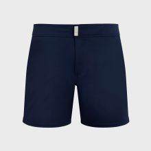 Vilebrequin - Solid Stretch-badeshorts Mit Flachem Bund Für Herren - Bademode - Merise - Blau - Größe XXXL Vilebrequin - Solid Stretch-badeshorts Mit Flachem Bund Für Herren - Bademode - Merise - Blau - Größe XXXL