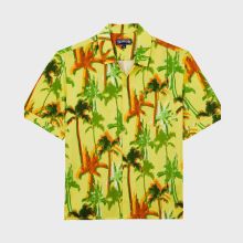 Vilebrequin - Palms Offset Hemd Aus Baumwolle Für Herren - Hemd - Charli - Gelb - Größe S Vilebrequin - Palms Offset Hemd Aus Baumwolle Für Herren - Hemd - Charli - Gelb - Größe S