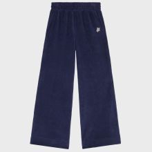 Vilebrequin - Samt-jogginghose Mit Gestickter Schildkröte Für Jungen - Hose - Genzi - Blau - Größe 10 Vilebrequin - Samt-jogginghose Mit Gestickter Schildkröte Für Jungen - Hose - Genzi - Blau - Größe 10