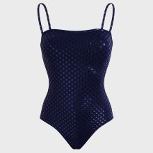 Vilebrequin - Relief Sparkling Bustier-badeanzug Für Damen - Bademode - Facette - Blau - Größe M Vilebrequin - Relief Sparkling Bustier-badeanzug Für Damen - Bademode - Facette - Blau - Größe M