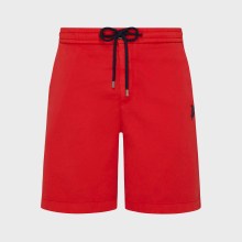 Vilebrequin - Turtle Stretch-bermudashorts Aus Baumwolle Für Herren - Bermuda - Levant - Rot - Größe 40 Vilebrequin - Turtle Stretch-bermudashorts Aus Baumwolle Für Herren - Bermuda - Levant - Rot - Größe 40