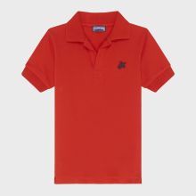 Vilebrequin - Polohemd Aus Baumwollpikee Mit Aufgestickter Schildkröte Für Jungen - Polohemd - Gemimi - Rot - Größe 14 Vilebrequin - Polohemd Aus Baumwollpikee Mit Aufgestickter Schildkröte Für Jungen - Polohemd - Gemimi - Rot - Größe 14