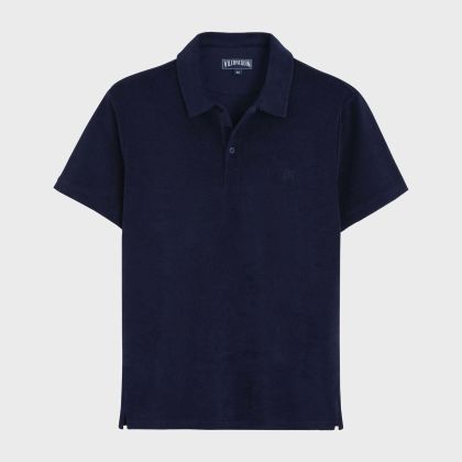 Vilebrequin - Solid Polohemd Aus Jacquard Für Herren - Polohemd - Phoenix - Blau - Größe XL Vilebrequin - Solid Polohemd Aus Jacquard Für Herren - Polohemd - Phoenix - Blau - Größe XL