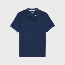 Vilebrequin - Solid Polohemd Aus Bio-baumwollpikee Für Herren - Polohemd - Palatin - Blau - Größe M Vilebrequin - Solid Polohemd Aus Bio-baumwollpikee Für Herren - Polohemd - Palatin - Blau - Größe M