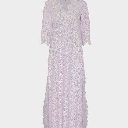 Vilebrequin - Damen-guipure-kaftan - Kaftan - Kamari - Rosa - Größe L/XL Vilebrequin - Damen-guipure-kaftan - Kaftan - Kamari - Rosa - Größe L/XL