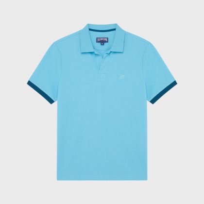 Vilebrequin - Solid Polohemd Aus Baumwolle Für Herren - Polohemd - Palatin - Blau - Größe L Vilebrequin - Solid Polohemd Aus Baumwolle Für Herren - Polohemd - Palatin - Blau - Größe L