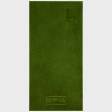 Vilebrequin - Strandtuch Aus Bio-baumwolle Mit Klappentasche - Strandtuch - Sapock - Grün - Größe OSFA Vilebrequin - Strandtuch Aus Bio-baumwolle Mit Klappentasche - Strandtuch - Sapock - Grün - Größe OSFA