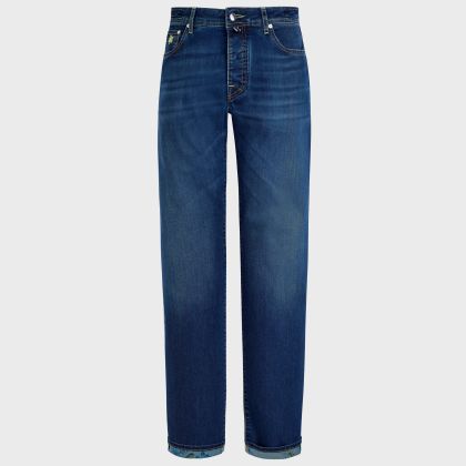 Vilebrequin - Vendôme Turtles Denimhose Mit 5-taschen-design Für Herren - Jeanshose - Gbetta18 - Blau - Größe 32 Vilebrequin - Vendôme Turtles Denimhose Mit 5-taschen-design Für Herren - Jeanshose - Gbetta18 - Blau - Größe 32