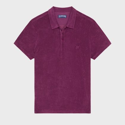 Vilebrequin - Solid Frottee-polohemd Für Herren - Polohemd - Phoenix - Violett - Größe L Vilebrequin - Solid Frottee-polohemd Für Herren - Polohemd - Phoenix - Violett - Größe L