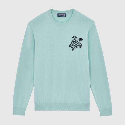 Vilebrequin - Turtle Pullover Aus Baumwolle Für Herren - Pullover - Rayol - Blau - Größe S Vilebrequin - Turtle Pullover Aus Baumwolle Für Herren - Pullover - Rayol - Blau - Größe S