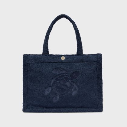 Vilebrequin - Turtle Strandtasche Aus Frottee Für Damen - Bags - Batist - Blau - Größe OSFA Vilebrequin - Turtle Strandtasche Aus Frottee Für Damen - Bags - Batist - Blau - Größe OSFA
