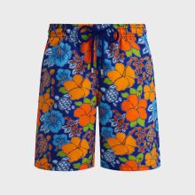 Vilebrequin - Lange Badeshorts Mit Ronde Des Tortues-logo Für Herren - Bademode - Okoa - Blau - Größe XXL Vilebrequin - Lange Badeshorts Mit Ronde Des Tortues-logo Für Herren - Bademode - Okoa - Blau - Größe XXL