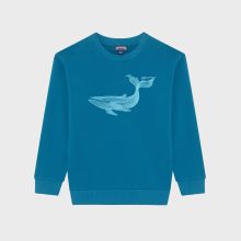 Vilebrequin - Whales Sweatshirt Mit Rundhalsausschnitt Für Kinder - Sweatshirt - Garibou - Blau - Größe 12 Vilebrequin - Whales Sweatshirt Mit Rundhalsausschnitt Für Kinder - Sweatshirt - Garibou - Blau - Größe 12