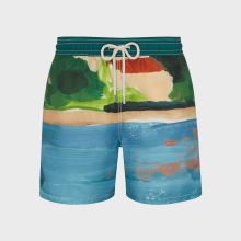 Vilebrequin - 360 Landscape Badeshorts Für Herren – Vilebrequin X Highsnobiety - Bademode - Moorea - Blau - Größe S Vilebrequin - 360 Landscape Badeshorts Für Herren – Vilebrequin X Highsnobiety - Bademode - Moorea - Blau - Größe S