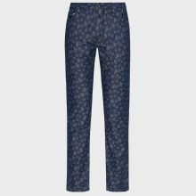 Vilebrequin - Ronde Des Tortues Jacquard Hose Aus Leichtem Denim Für Herren - Jeanshose - Gbetta18 - Blau - Größe 32 Vilebrequin - Ronde Des Tortues Jacquard Hose Aus Leichtem Denim Für Herren - Jeanshose - Gbetta18 - Blau - Größe 32