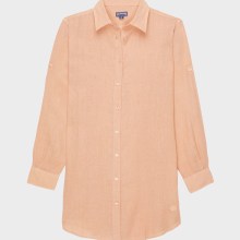 Vilebrequin - Solid Hemdkleid Aus Leinen Für Damen - Kleid Im Hemd-stil - Fragance - Rosa - Größe XS Vilebrequin - Solid Hemdkleid Aus Leinen Für Damen - Kleid Im Hemd-stil - Fragance - Rosa - Größe XS