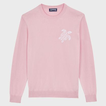 Vilebrequin - Turtle Pullover Aus Baumwolle Für Herren - Pullover - Rayol - Rosa - Größe XL Vilebrequin - Turtle Pullover Aus Baumwolle Für Herren - Pullover - Rayol - Rosa - Größe XL