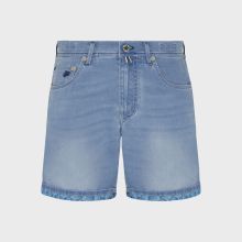 Vilebrequin - Turtles Net Denim-bermudashorts Für Herren - Bermuda - Garonne - Blau - Größe 34 Vilebrequin - Turtles Net Denim-bermudashorts Für Herren - Bermuda - Garonne - Blau - Größe 34