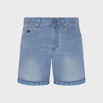 Vilebrequin - Turtles Net Denim-bermudashorts Für Herren - Bermuda - Garonne - Blau - Größe 36 Vilebrequin - Turtles Net Denim-bermudashorts Für Herren - Bermuda - Garonne - Blau - Größe 36
