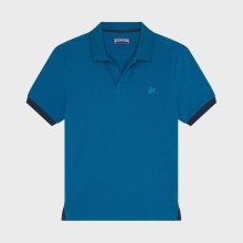 Vilebrequin - Solid Polohemd Aus Baumwolle Für Herren - Polohemd - Palatin - Blau - Größe L Vilebrequin - Solid Polohemd Aus Baumwolle Für Herren - Polohemd - Palatin - Blau - Größe L