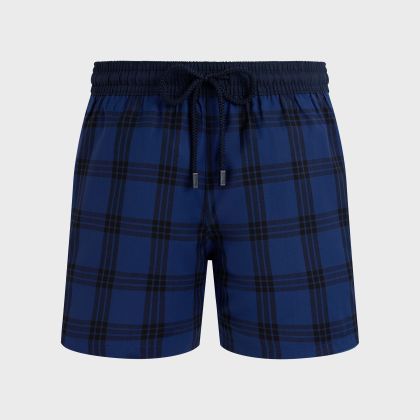 Vilebrequin - Figurbetonte Carreaux Woll-badeshorts Für Herren - Bademode - Magnus - Blau - Größe L Vilebrequin - Figurbetonte Carreaux Woll-badeshorts Für Herren - Bademode - Magnus - Blau - Größe L