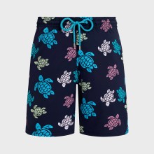 Vilebrequin - Lange Tortues Multicolores Stretch-badeshorts Für Herren - Bademode - Okorise - Blau - Größe S Vilebrequin - Lange Tortues Multicolores Stretch-badeshorts Für Herren - Bademode - Okorise - Blau - Größe S