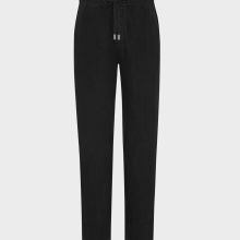 Vilebrequin - Weite Leinenhose Für Herren Einfarbig - Hose - Pacha - Schwarz - Größe L Vilebrequin - Weite Leinenhose Für Herren Einfarbig - Hose - Pacha - Schwarz - Größe L