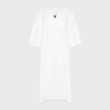 Vilebrequin - Women Linen Kaftan Solid - Kaftan - Logan - Weiss - Größe L/XL Vilebrequin - Women Linen Kaftan Solid - Kaftan - Logan - Weiss - Größe L/XL