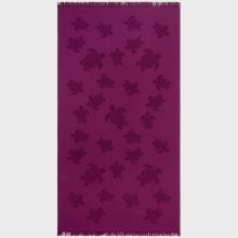 Vilebrequin - Strandtuch Aus Bio-baumwolle Schildkröten-jacquard - Strandtuch - Santah - Violett - Größe OSFA Vilebrequin - Strandtuch Aus Bio-baumwolle Schildkröten-jacquard - Strandtuch - Santah - Violett - Größe OSFA