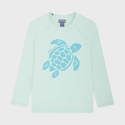 Vilebrequin - Langärmeliger Solid Rashguard Für Jungen - Rashguard - Glassy-y - Blau - Größe 4 Vilebrequin - Langärmeliger Solid Rashguard Für Jungen - Rashguard - Glassy-y - Blau - Größe 4