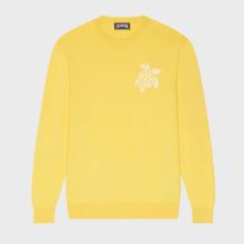 Vilebrequin - Turtle Pullover Aus Baumwolle Für Herren - Pullover - Rayol - Gelb - Größe XL Vilebrequin - Turtle Pullover Aus Baumwolle Für Herren - Pullover - Rayol - Gelb - Größe XL