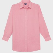 Vilebrequin - Solid Hemdkleid Aus Leinen Für Damen - Kleid - Fragance - Rosa - Größe XL Vilebrequin - Solid Hemdkleid Aus Leinen Für Damen - Kleid - Fragance - Rosa - Größe XL