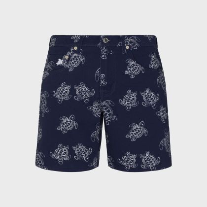 Vilebrequin - Ronde Des Tortues Bermudashorts Für Herren - Bermuda - Garonne - Blau - Größe 30 Vilebrequin - Ronde Des Tortues Bermudashorts Für Herren - Bermuda - Garonne - Blau - Größe 30