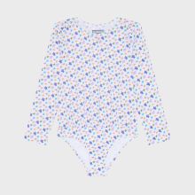 Vilebrequin - Micro Ronde Des Tortues Rashguard-badeanzug Für Mädchen - Rashguard - Galaxie - Weiss - Größe 4 Vilebrequin - Micro Ronde Des Tortues Rashguard-badeanzug Für Mädchen - Rashguard - Galaxie - Weiss - Größe 4