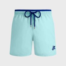 Vilebrequin - Zweifarbige Solid Bicolore Badeshorts Für Herren - Bademode - Moka - Blau - Größe XXL Vilebrequin - Zweifarbige Solid Bicolore Badeshorts Für Herren - Bademode - Moka - Blau - Größe XXL