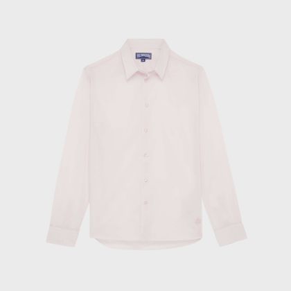 Vilebrequin - Leichtes Solid Unisex-hemd Aus Baumwollvoile - Hemd - Caracal - Rosa - Größe M Vilebrequin - Leichtes Solid Unisex-hemd Aus Baumwollvoile - Hemd - Caracal - Rosa - Größe M