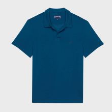 Vilebrequin - Einfarbiges Polohemd Aus Tencel Für Herren - Polohemd - Pirinol - Blau - Größe M Vilebrequin - Einfarbiges Polohemd Aus Tencel Für Herren - Polohemd - Pirinol - Blau - Größe M